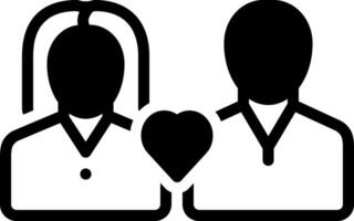 solid icon for relation vector