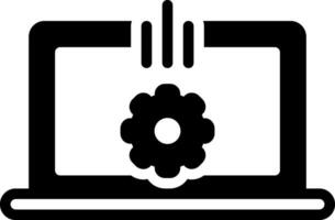 solid icon for develop vector