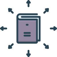 color icon for guideline vector