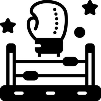 solid icon for fighter vector