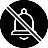 solid icon for none vector