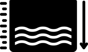 solid icon for fewer vector