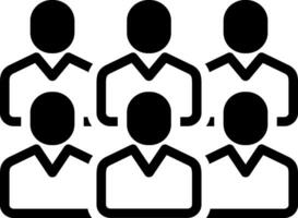 solid icon for public vector