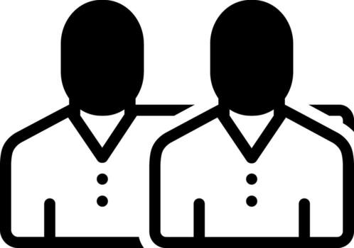 sólido icono para con vector