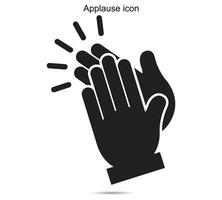 Applause icon, vector illustration.