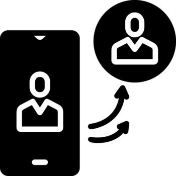 solid icon for insist vector
