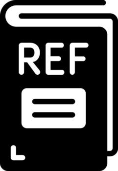 sólido icono para referencia vector