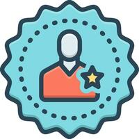 color  icon for membership vector