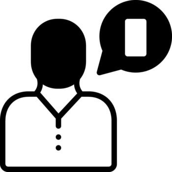 sólido icono para información vector