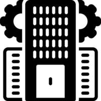 solid icon for enterprise vector