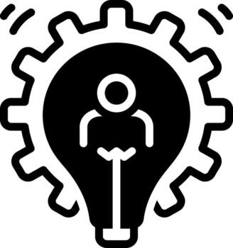 solid icon for development vector