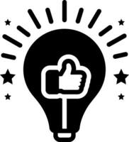solid icon for great vector
