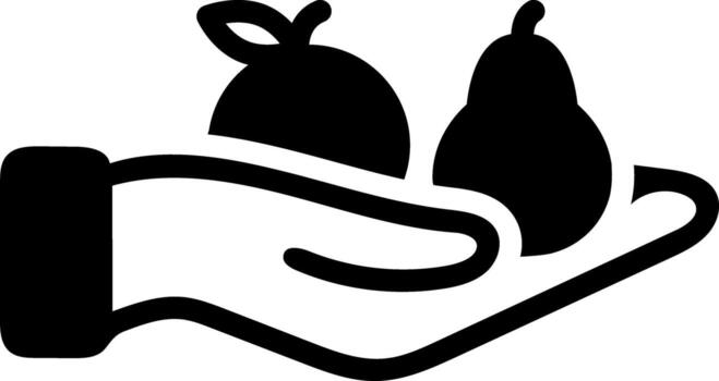 sólido icono para en lugar vector