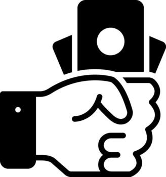 solid icon for wage vector