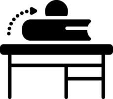 solid icon for onto vector