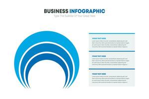 Circle round divided in 3 parts arrows template scheme diagram chart graph presentation 3d glossy  business infographics Vector illustration