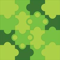 Abstract background of colorful puzzles. vector