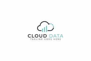 Analytics Cloud Data Finance Technology Computing Network Information Logo App vector