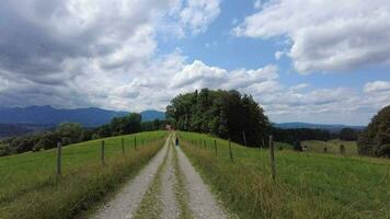 une marcher dans le campagne video