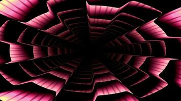 ciencia ficción rojo corredor mosca mediante túnel lazo video
