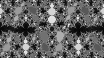 Monochrome Fractal Movement Dynamic Loop video