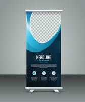 Corporate Roll-up Banners vector