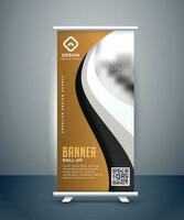 banner corporativo enrollable vector