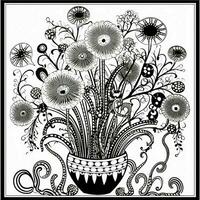 Flower Bouquet Coloring Pages photo