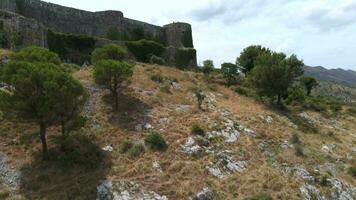 shkoder Schloss im Albanien durch Drohne 2 video