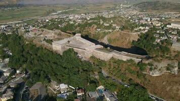 gjirokastra Château dans Albanie par drone 5 video