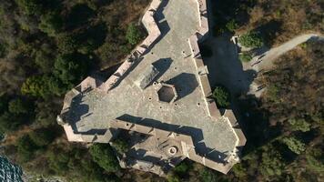 le Château de porto palerme, Albanie par drone 3 video