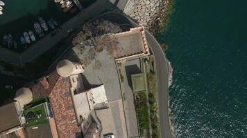 kleinere Küste, Amalfi Küste, Italien durch Drohne 4 video