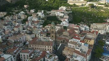 amalfi, Italien förbi Drönare 12 video