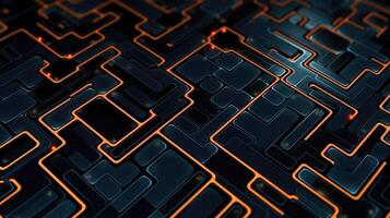 Close-up of circuit board. Electronic computer hardware technology. Motherboard digital chip. blurred concept, illustration photo