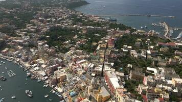 procida Insel im Italien durch Drohne 9 video