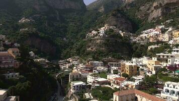 positano, amalfi costa, Italia por zumbido 3 video