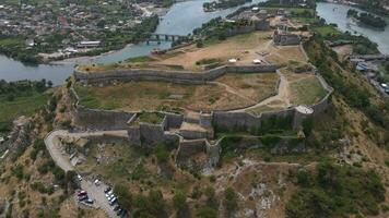 Shkoder Castle in Albania by Drone  4 video