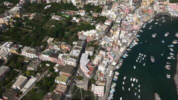 procida Insel im Italien durch Drohne 7 video