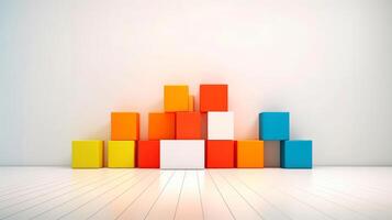 Abstract 3D geometric shapes, 3d element art minimal style, illustration photo
