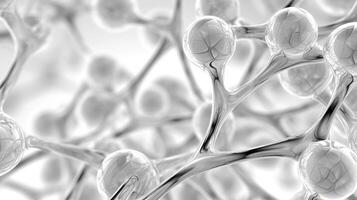 Medical studies of molecular structures. Science in the service of human. Technologies of the future in our life. molecule of medicine model, illustration photo