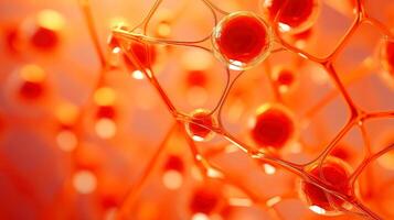 Medical studies of molecular structures. Science in the service of human. Technologies of the future in our life. molecule of medicine model, illustration photo