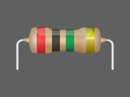 eléctrico resistor aislado en un gris antecedentes. lleno plano firmar para móvil concepto y web diseño. símbolo, logo ilustración. vector gráficos.