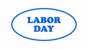 Text Animation for Labor Day video