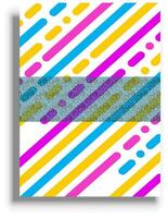 Presentation cover template, colored vector background