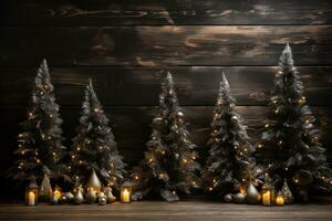 Christmas tree decoration background photo