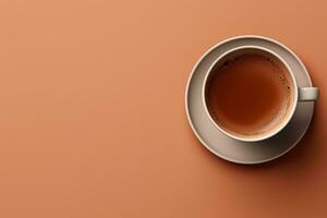 Minimalist coffee background photo