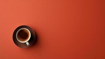 Minimalist coffee background photo