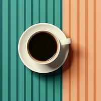 Minimalist coffee background photo