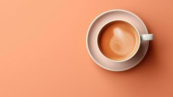 Minimalist coffee background photo