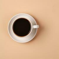 Minimalist coffee background photo